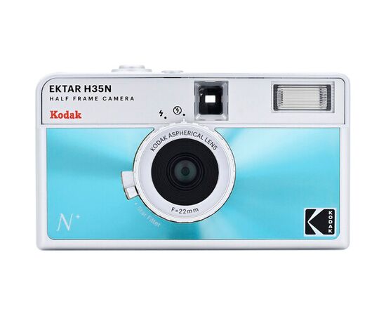 Câmera Fotográfica Analógica Half-Frame Reutilizável Ektar H35N - Azul