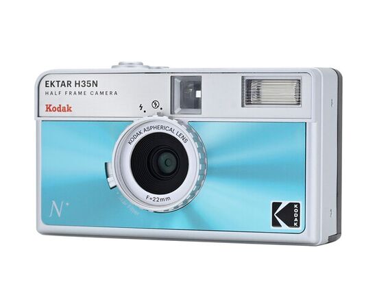Câmera Fotográfica Analógica Half-Frame Reutilizável Ektar H35N - Azul