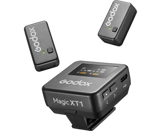 GODOX Microfone de Lapela Wireless Magic XT1 (2TX+1RX) - Combo