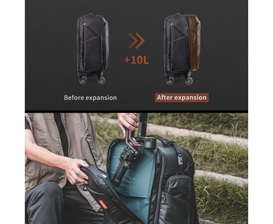 PGYTECH Trolley Equipamento Fotográfico - Preto