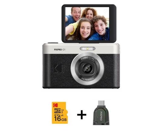 KODAK Pixpro C1 Pack Combo - Preto
