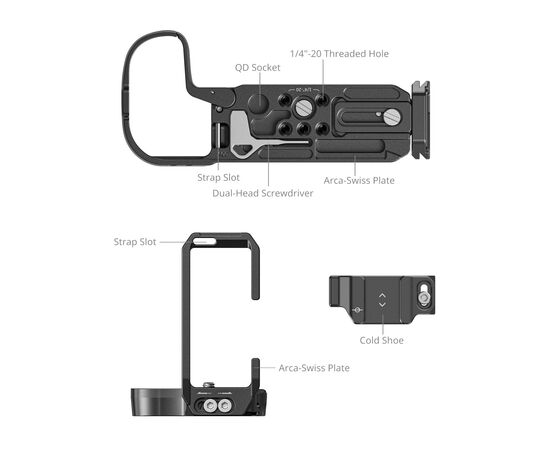 SMALLRIG 4983B L-Bracket Canon R5 II