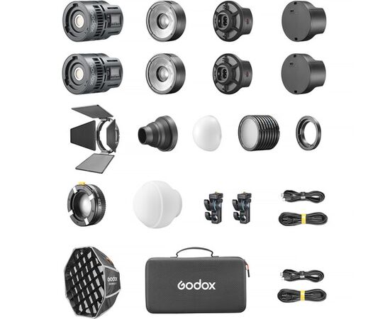 GODOX Iluminador LED Litemons RS60Bi Bicolor - Kit 2 Iluminadores