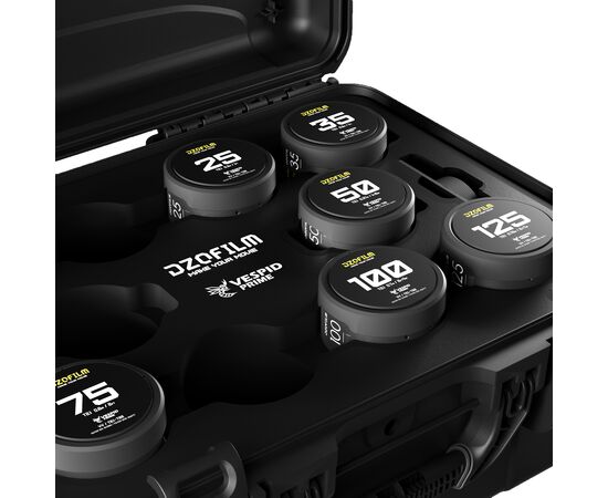 DZO FILM Kit 7 Objetivas Vespid Prime T2.8 PL-Mount / Canon EF