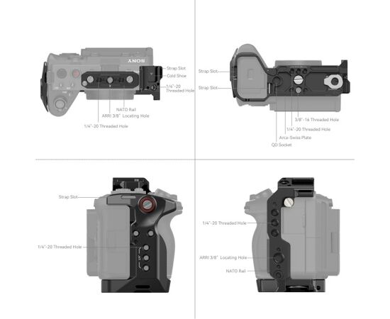 SMALLRIG  5823 Kit de Cage para Sony FX3 / FX30