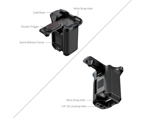 SMALLRIG 5602 Kit de Cage para DJI Osmo Action 5 Pro / 4 / 3