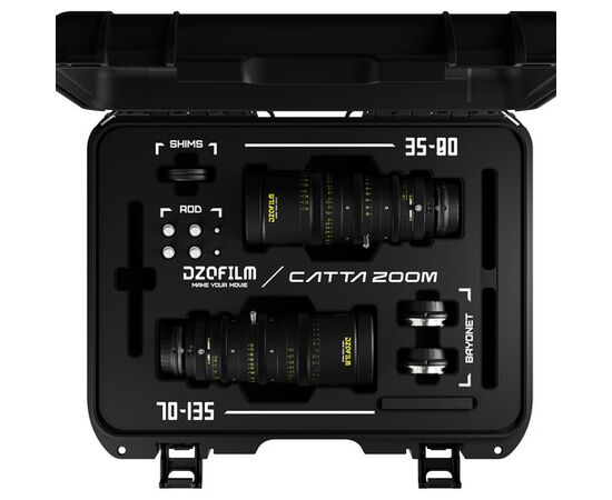 DZO FILM Kit Catta Zoom 35-80mm + 70-135mm T2.9 Sony E