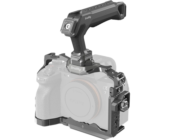 SMALLRIG 4538 Kit de Cage + Punho Superior HawkLock para Sony Alpha 7R V / Alpha 7 IV / Alpha 7S III
