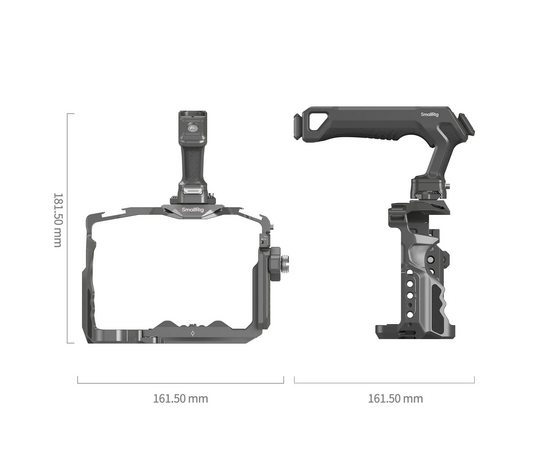 SMALLRIG 4538 Kit de Cage + Punho Superior HawkLock para Sony Alpha 7R V / Alpha 7 IV / Alpha 7S III