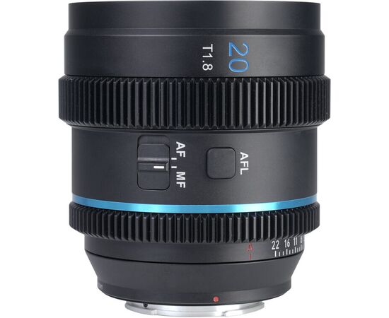 SIRUI 20mm T1.8 Anamórfica 1.33x Nikon Z - Blue Flare