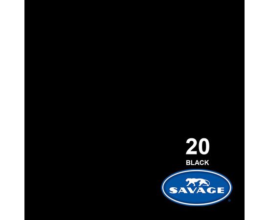SAVAGE Fundo de Papel Black #20 - 2.72x11m