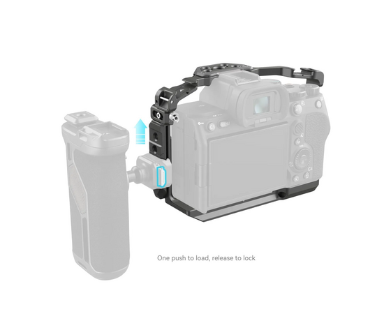 SMALLRIG 4538 Kit de Cage + Punho Superior HawkLock para Sony Alpha 7R V / Alpha 7 IV / Alpha 7S III