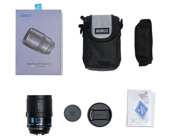 SIRUI 40mm T1.8 Anamórfica 1.33x L-Mount - Blue Flare