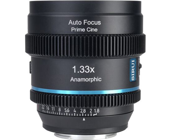 SIRUI 20mm T1.8 Anamórfica 1.33X Sony E-Mount - Blue Flare