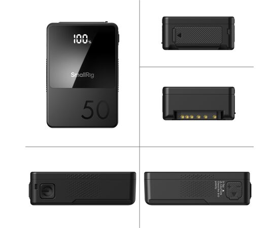 SMALLRIG 3579B Bateria V-Mount Mini VB50 3400mAh