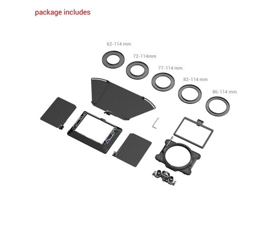 SMALLRIG 3641 Kit Basico Mattebox Multifuncional 114mm