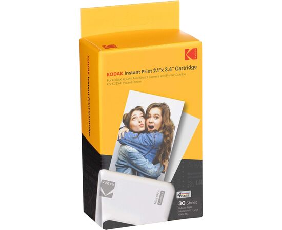 KODAK Papel para Câmera Instantânea Mini Shot 2 2.1x3.4 - 30 folhas