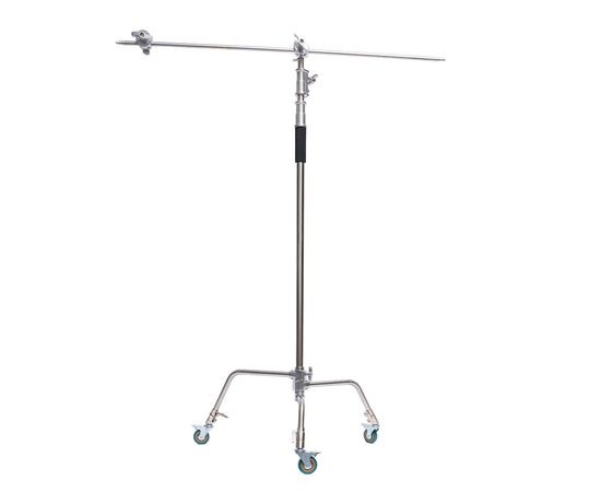 CARUBA C-Stand com braço articulado e rodas LS-9W