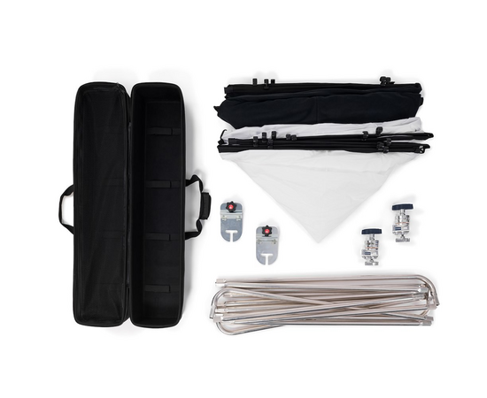 MANFROTTO Kit Pro Scrim 'Tudo em Um' 2.9x2.9 m Extra Grande