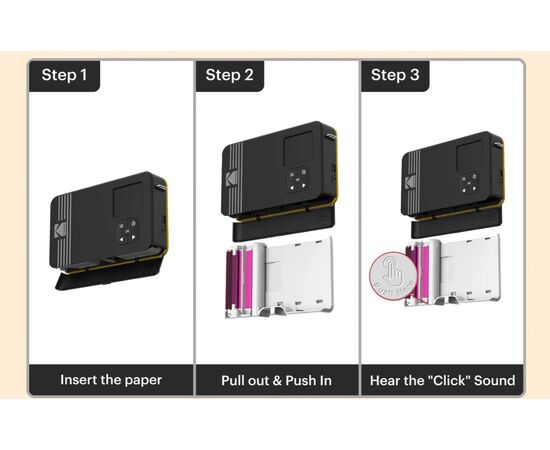 KODAK Câmera Instantânea Mini Shot 2 Retro - Amarelo