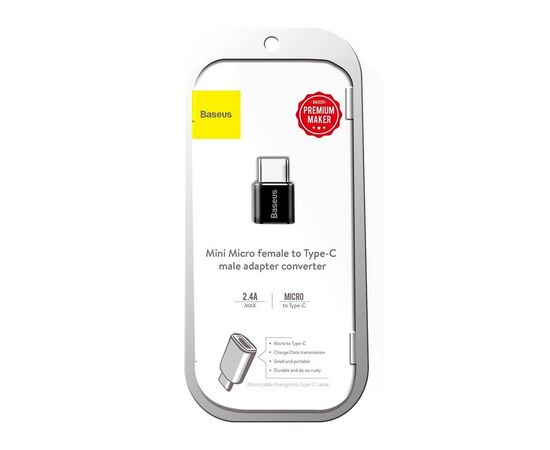 BASEUS CAMOTG-01 Adaptador USB-C Macho / Micro USB Fêmea