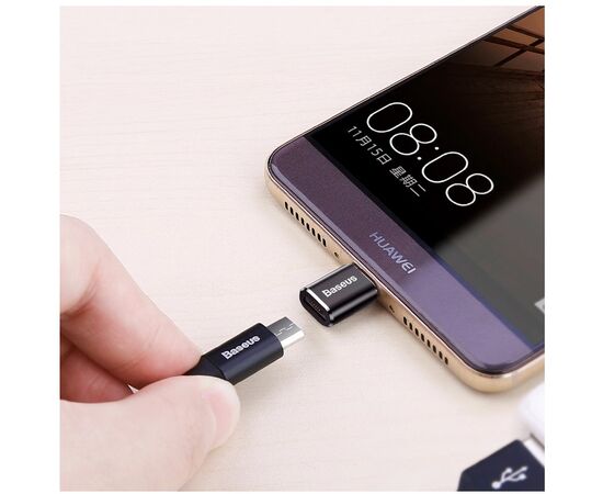 BASEUS CAMOTG-01 Adaptador USB-C Macho / Micro USB Fêmea