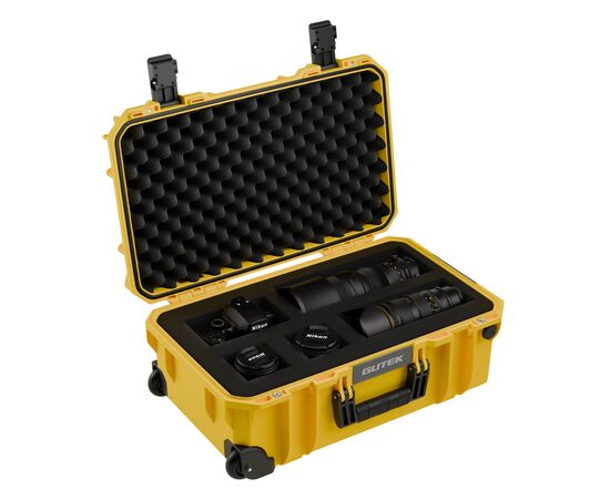 GUTEK Mala Rígida Tortoise T-300 - Amarelo