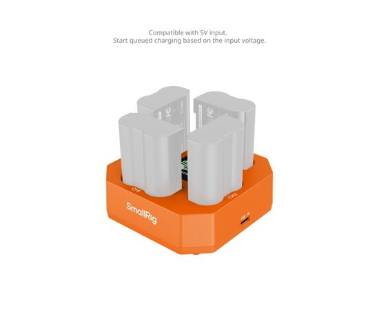 SMALLRIG 5747 Carregador para 4 baterias EN-EL15c