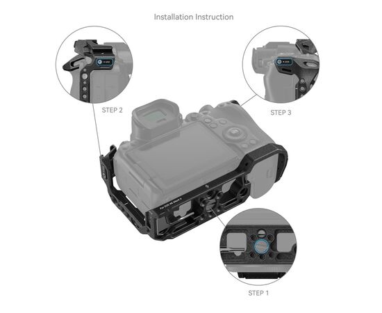 SMALLRIG 4161 Cage Black Mamba para Canon R6 II/III