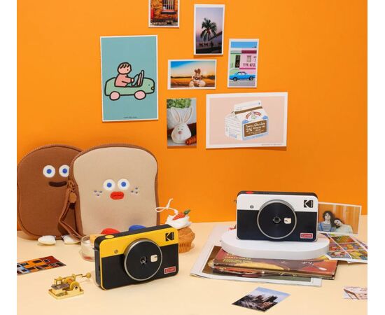 KODAK Câmera Instantânea Mini Shot 2 Retro - Amarelo