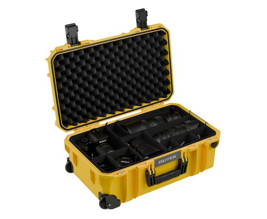 GUTEK Mala Rígida Tortoise T-300 - Amarelo