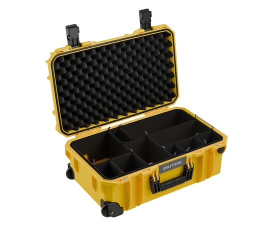GUTEK Mala Rígida Tortoise T-300 - Amarelo