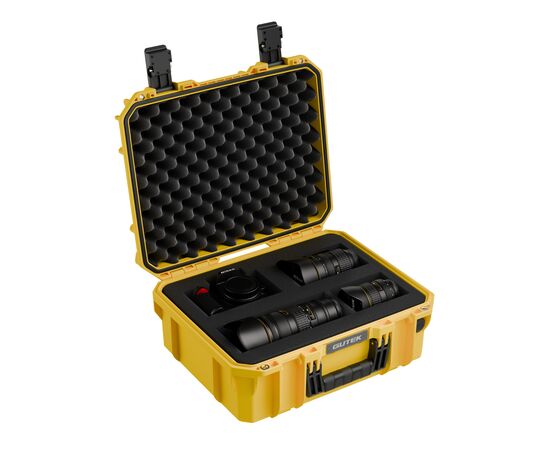 GUTEK Mala Rígida Tortoise T-230 - Amarelo