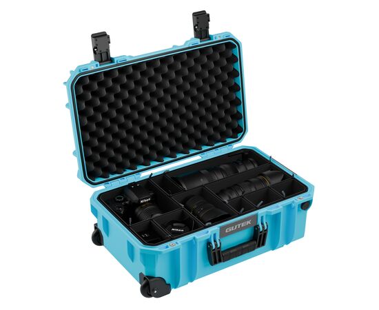 GUTEK Mala Rígida Tortoise T-300 - Azul