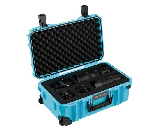 GUTEK Mala Rígida Tortoise T-300 - Azul