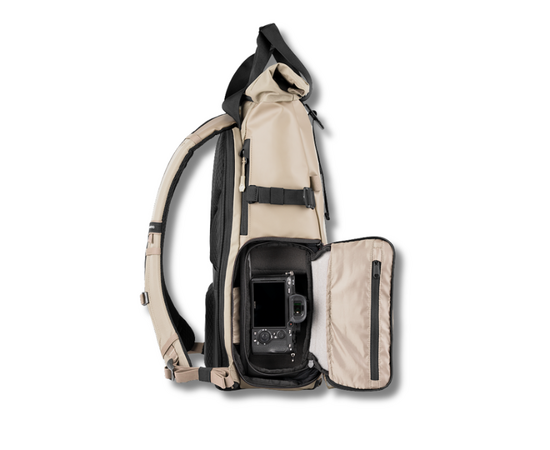 WANDRD Mochila de Viagem + Bolsa Organizadora PRVKE 31L - Yuma Tan
