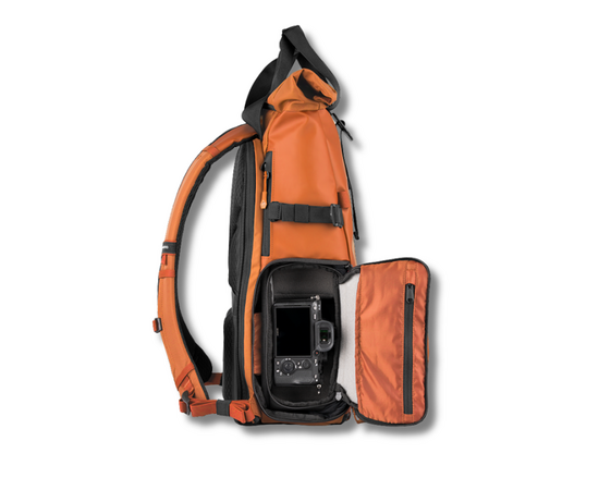 WANDRD Mochila de Viagem + Bolsa Organizadora PRVKE 31L - Laranja Sedona