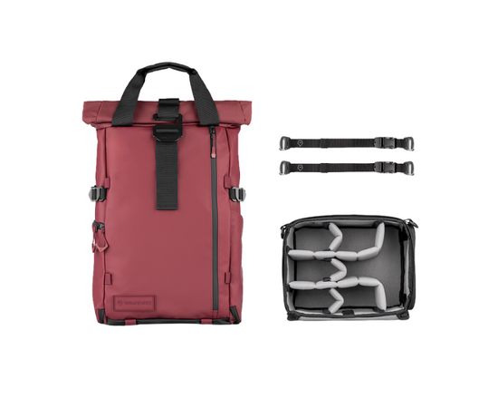 WANDRD Mochila de Viagem + Bolsa Organizadora PRVKE 31L - Rhone Burgundy