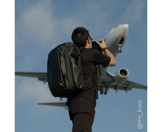 WANDRD Mochila de Viagem + Bolsa Organizadora Transit 35L - Preto