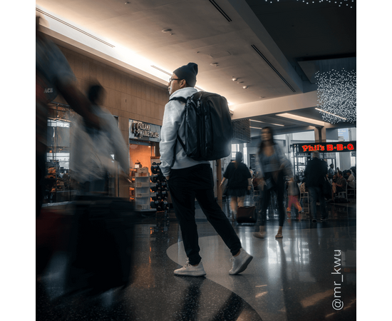 WANDRD Mochila de Viagem + Bolsa Organizadora Transit 35L - Preto
