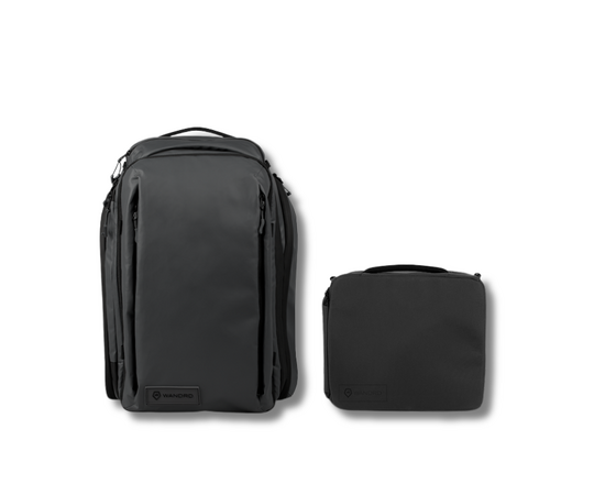 WANDRD Mochila de Viagem + Bolsa Organizadora Transit 35L - Preto