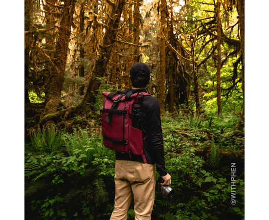 WANDRD Mochila de Viagem + Bolsa Organizadora PRVKE 21L - Rhone Burgundy