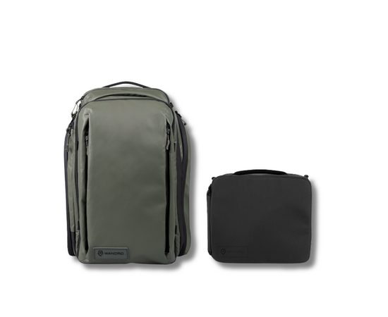 WANDRD Mochila de Viagem + Bolsa Organizadora Transit 35L - Verde Wasatch