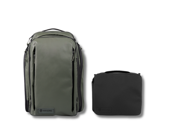 WANDRD  Mochila de Viagem + Bolsa Organizadora Transit 45L - Verde Wasatch