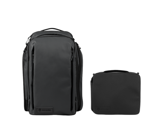 WANDRD Mochila de Viagem + Bolsa Organizadora Transit 45L - Preto