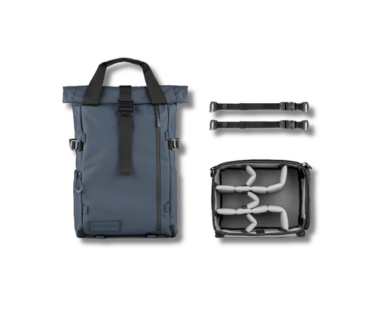 WANDRD Mochila de Viagem + Bolsa Organizadora PRVKE 31L - Azul Egeu