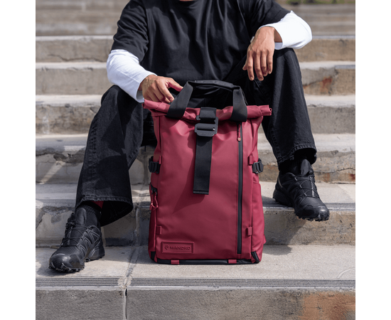 WANDRD Mochila de Viagem + Bolsa Organizadora PRVKE 31L - Rhone Burgundy