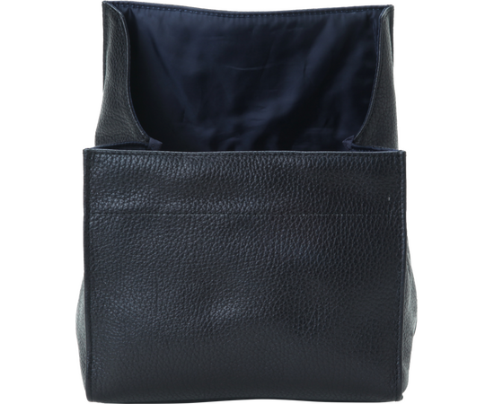 ARTISAN&ARTIST Bolsa Dobrável de Couro ACAM-78 - Preto