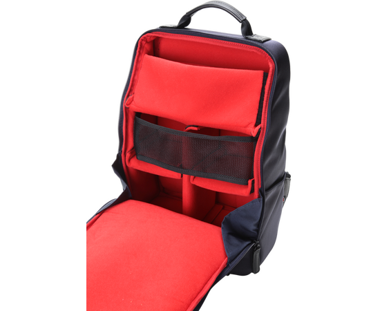 ARTISAN&ARTIST Mochila de Couro RR4-06C - Azul Marinho