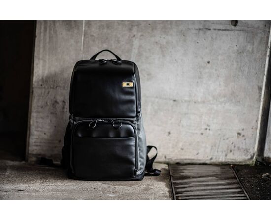 ARTISAN&ARTIST Mochila de Couro ACAM-BS0001 - Preto